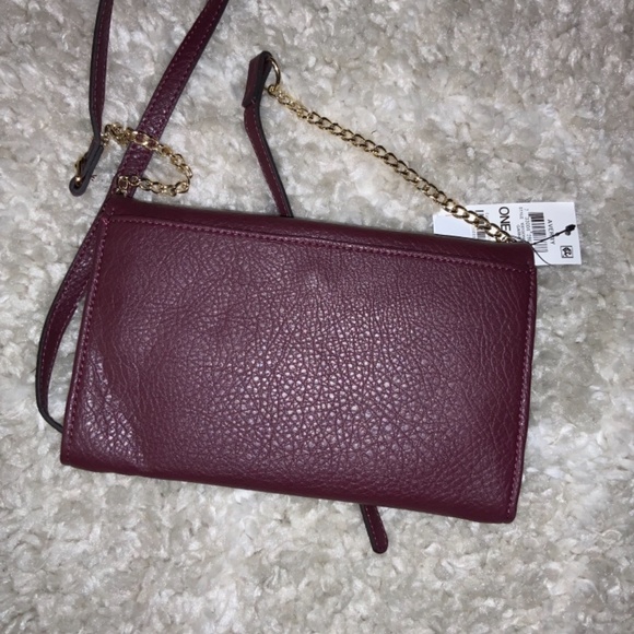 NWT INC International Concepts Faux Leather Crossbody Bag - Picture 4 of 8